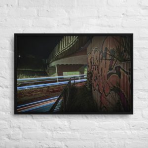 "Saturday Night Light Trails #1" by Punk Dad Stills - (24" x 36")