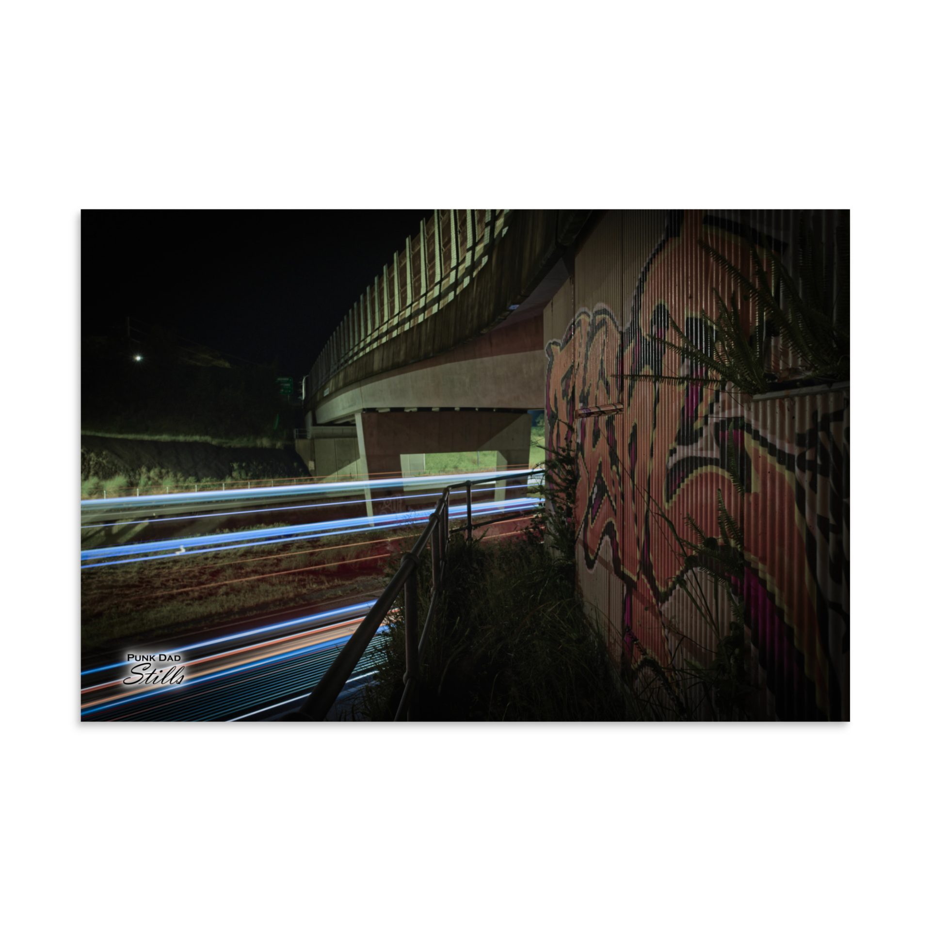"Saturday Night Light Trails #1" - Poster by Punk Dad Stills - Image 3