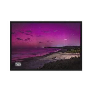"Hungry Head Aurora" - Framed Canvas by Punk Dad Stills