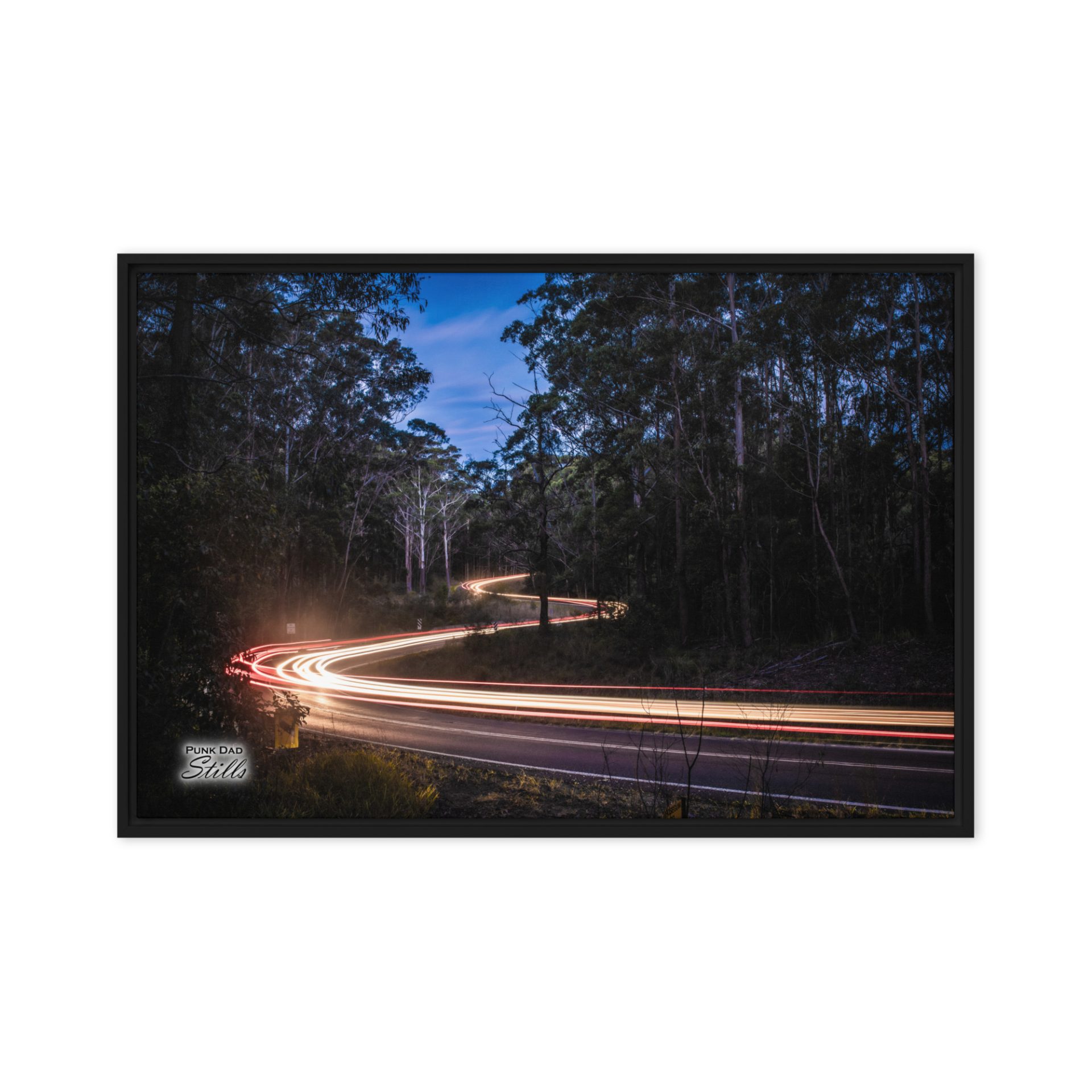 "Rosegum Trails" - Framed Canvas by Punk Dad Stills