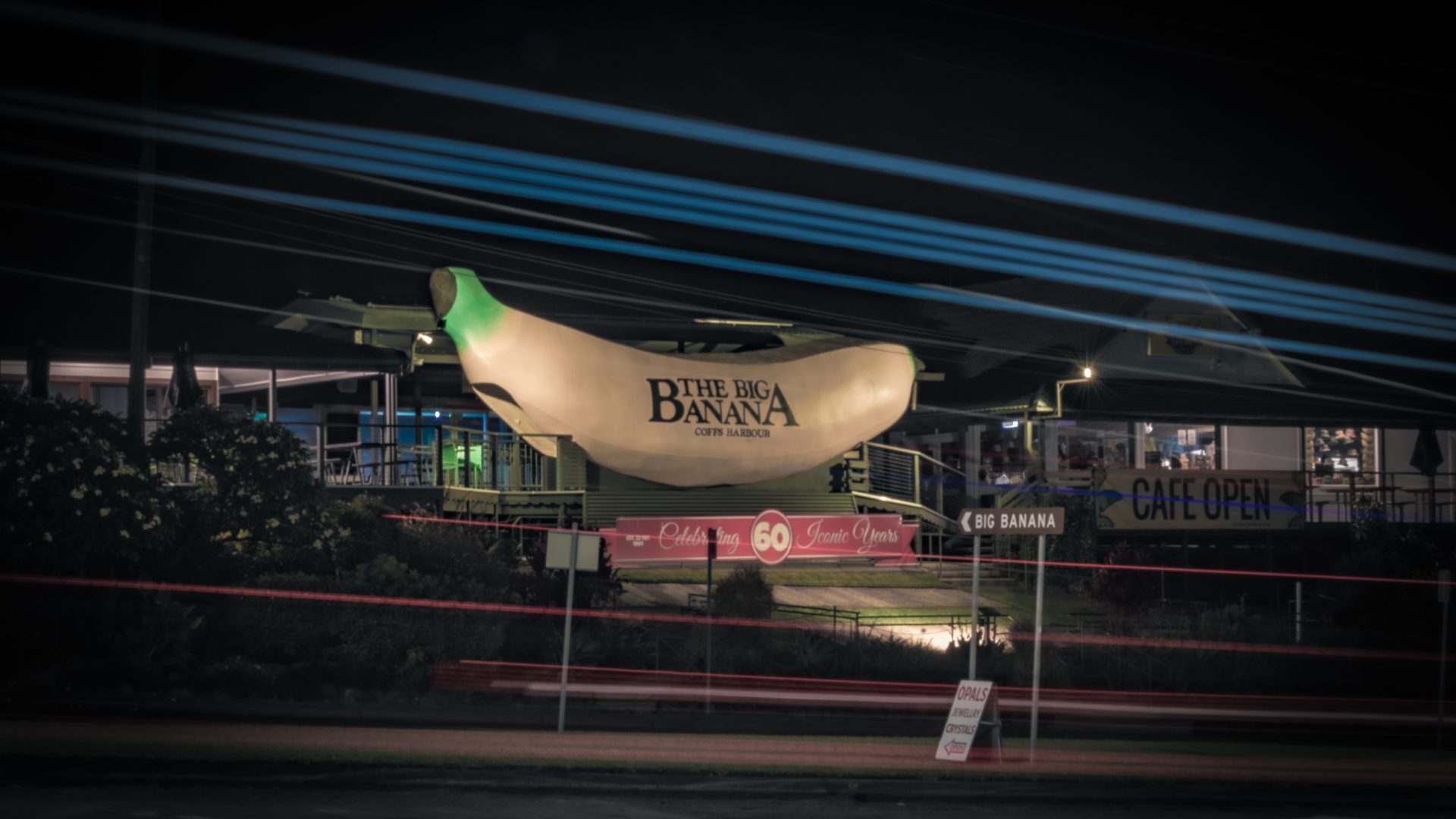 "The Big Banana Light Trails" by Punk Dad Stills