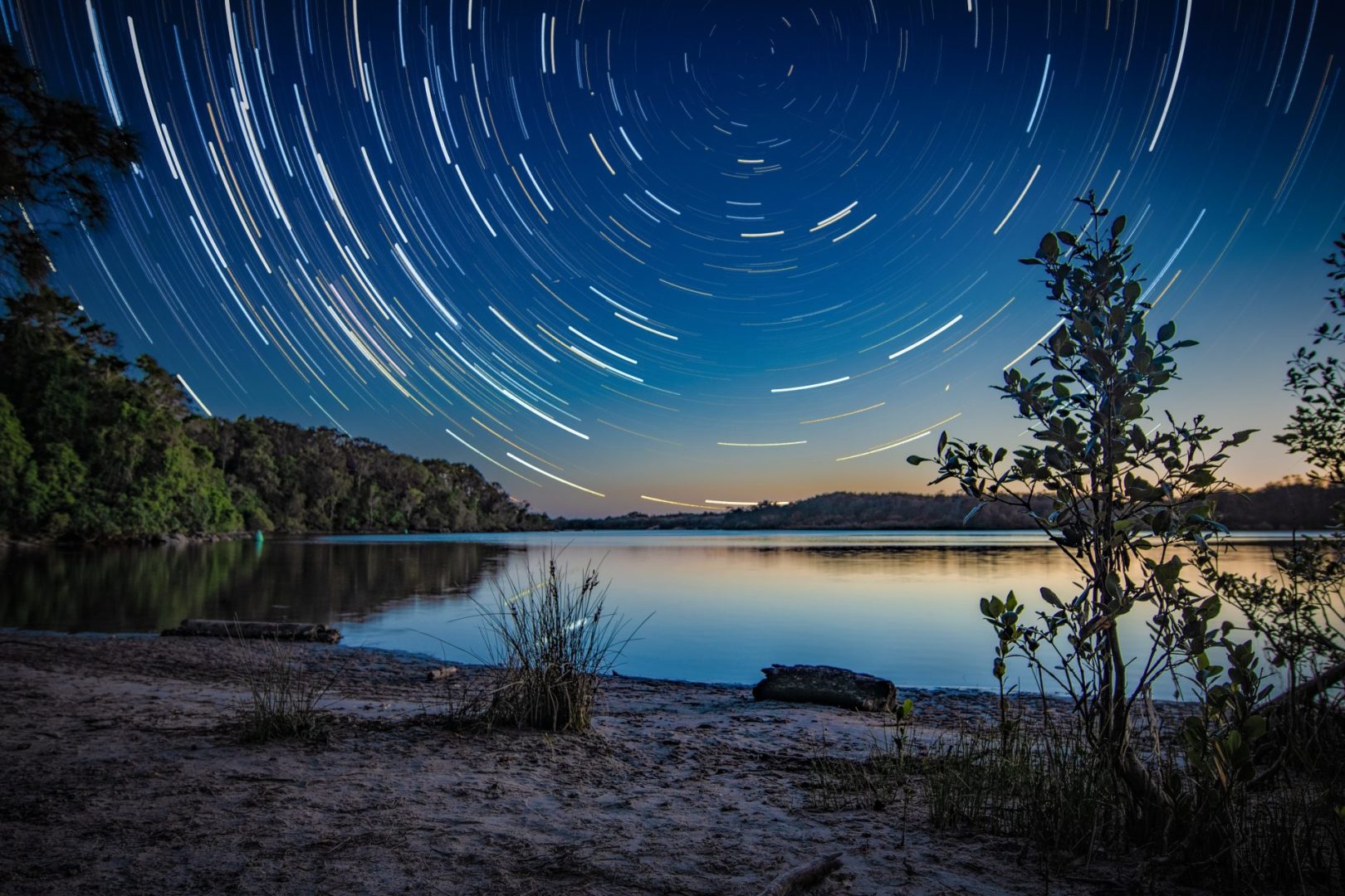"Bonville Creek Boat Ramp Star Trails" by Punk Dad Stills