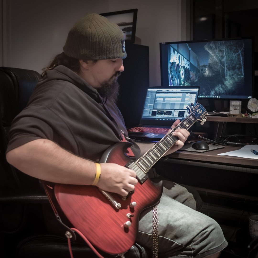 "Brett Portrait - Epiphone SG Prophecy Red Tiger" by Punk Dad Stills