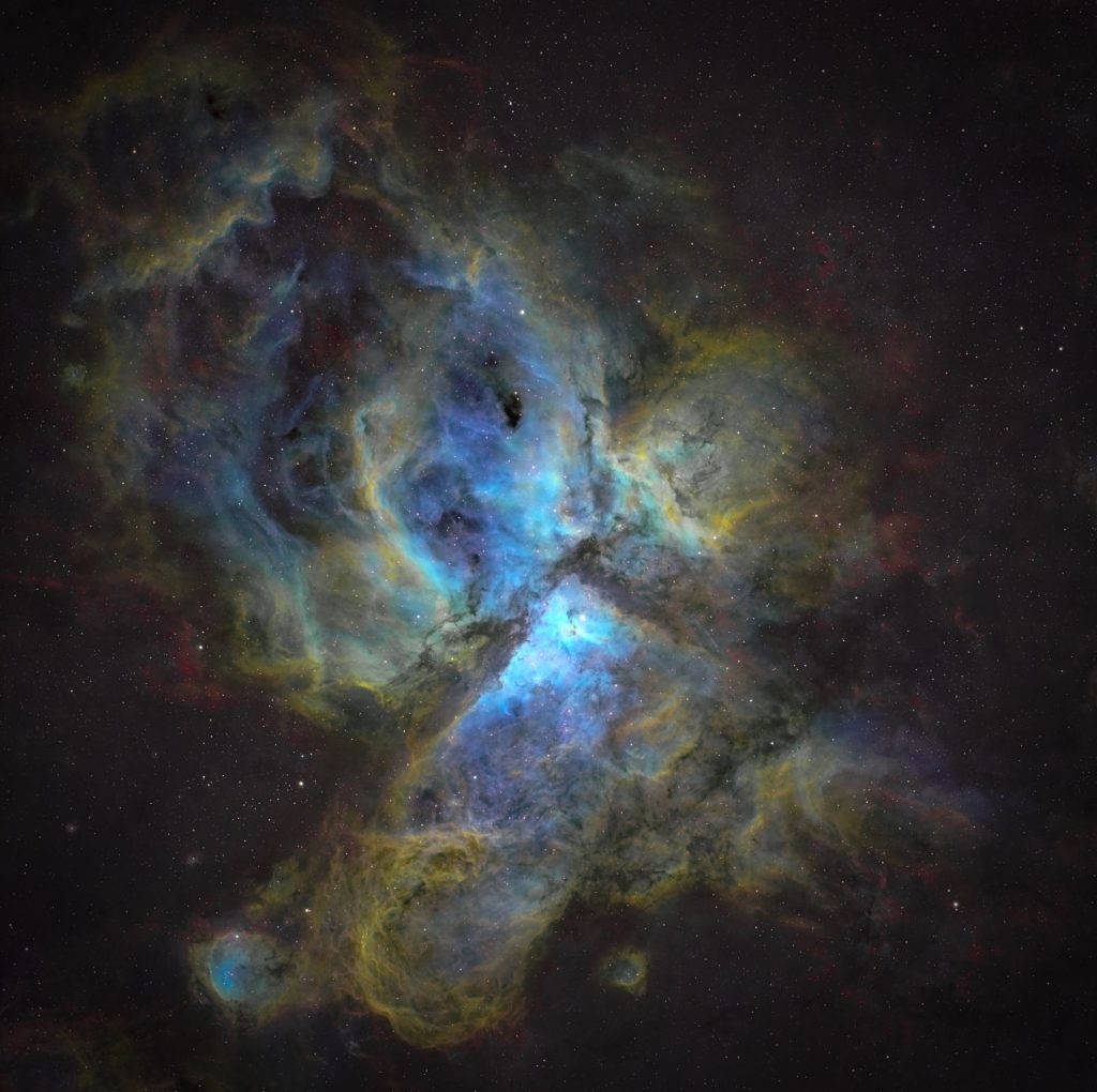 "The Great Carina Nebula (Caldwell 92 in SHO Palette)" by Punk Dad Stills