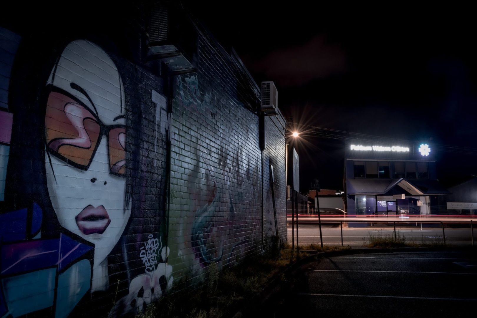 "West High Street Light Trails" by Punk Dad Stills